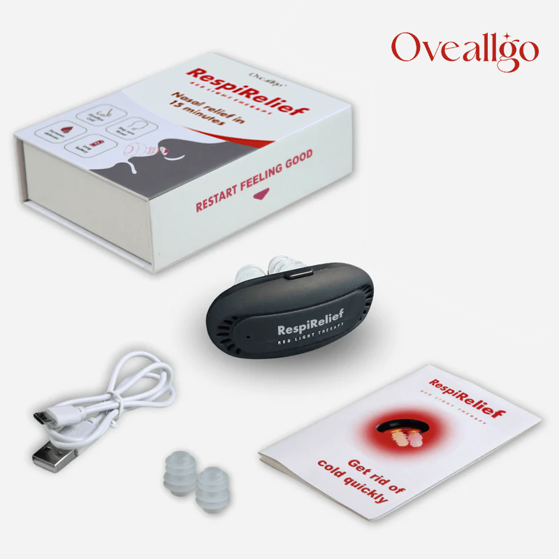 Oveallgo™ RespiRelief Red Light Nasal Therapy Instrument