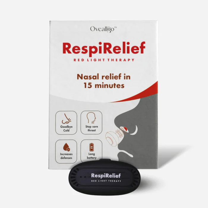 Oveallgo™ RespiRelief Red Light Nasal Therapy Instrument